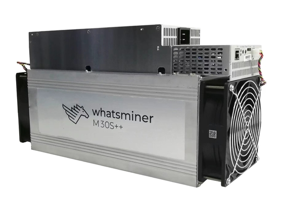 3472W Whatsminer M30S++ 112T 31J/T 425mm*155mm*240mm قدرت محاسباتی بزرگ
