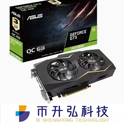 ETH معدن ASUS GTX 1660 Super OC 6G 1408 CUDA 14000 MHz 192 Bit