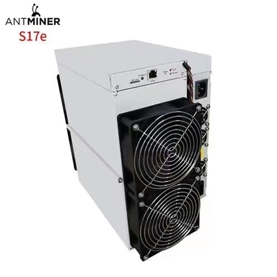 2880W Asic Bitmain Antminer S17E 64T اتلاف حرارت خوب 0.045 J/GH