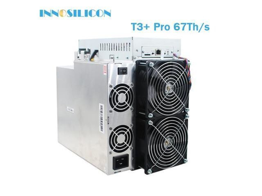 الگوریتم Asic SHA256 Bit معدنچی سکه 67TH/S Innosilicon T3+ Pro
