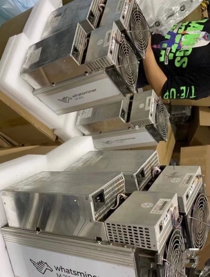 دست دوم Microbt Whatsminer M21S 58T BTC معدن Machine 60W/T Ethernet Networking