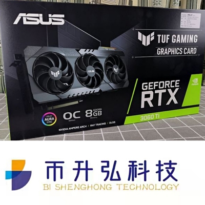 290 وات ASUS TUF GeForce RTX 3060TI OC 8GB 8pin 1665-1695MHz مشکی