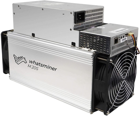 دست دوم Asic Whatsminer M20S 70TH 3500W AC 200V 300V Classic Single Tube