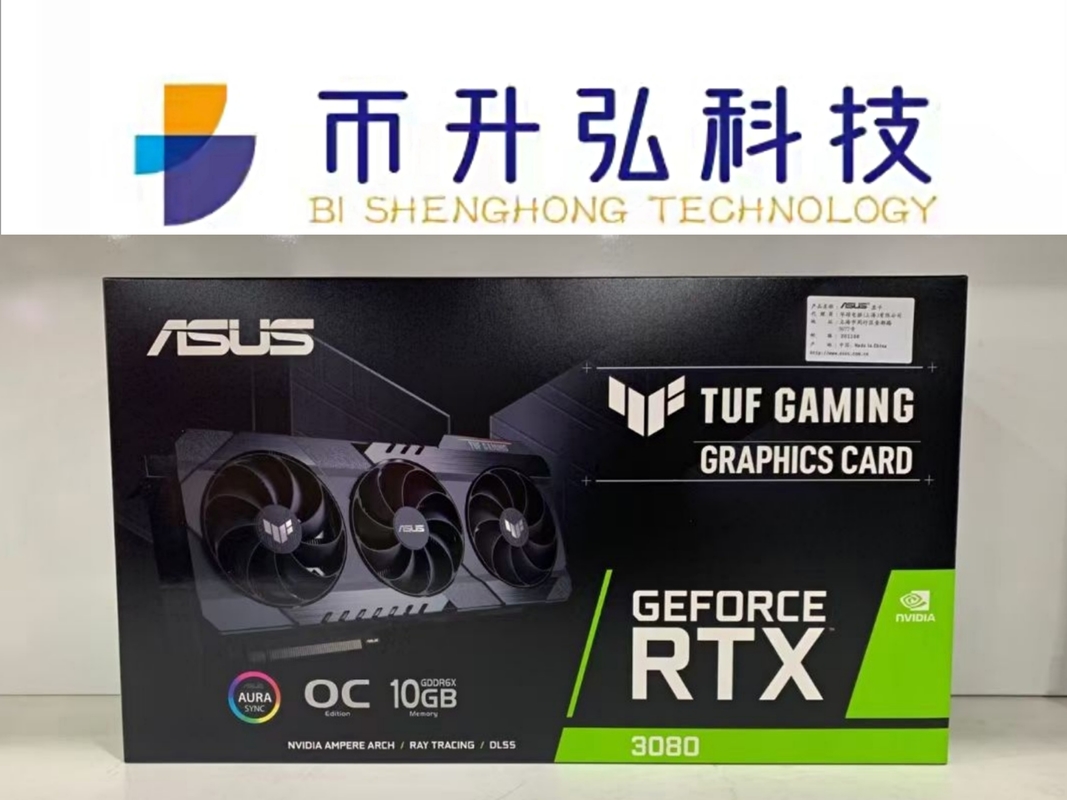 19000 مگاهرتز ASUS RTX 3080 TUF 10G OC NO LHR NVIDIA AMPERE ARCH 7680*4320