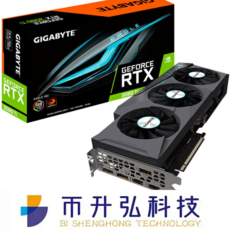 کارت گرافیک CUDA دکل معدن 10240 GA102 گیگابایت GeForce RTX 3080Ti EAGLE 12 گیگابایت